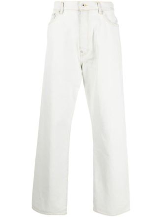 Kenzo Suisen straight-leg jeans - men - Cotton - 34 - Blue