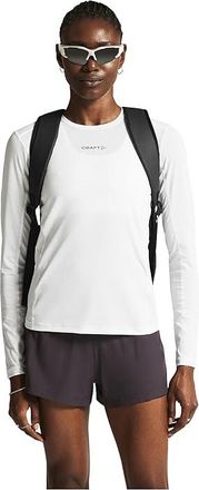 Craft Advance Essence Longsleeve T-Shirts 2 Womens Workout White : XL, Elastane/Polyester