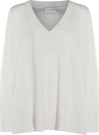 Malo cashmere sweater - White