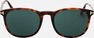 Tom Ford Mens Tom Ford Red Havana Frame Blue Lensed Sunglasses - Size: ONE size