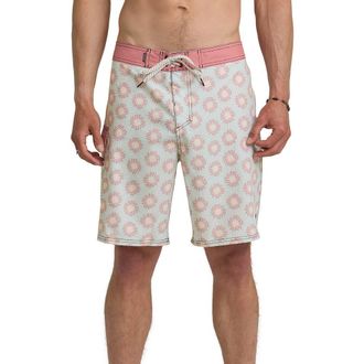 Quiksilver Ocean Mayhem Floral 19 Board Shorts in Bone White at Nordstrom, Size 38