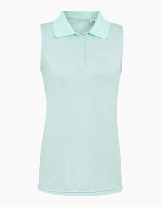 Regatta Womens Regatta Womens/Ladies Tima II Sleeveless Polo Shirt - Icy Morn - Size: 12