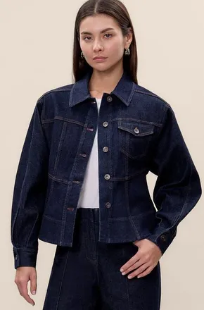 Rebecca Taylor Carmen Denim Jacket in Carmen Indigo at Nordstrom, Size X-Large