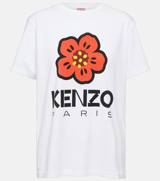 Kenzo Logo printed cotton jersey T-shirt