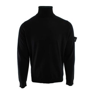 Stone Island Turtlenecks, male, Blue, Size: 2XL Ghost Trui