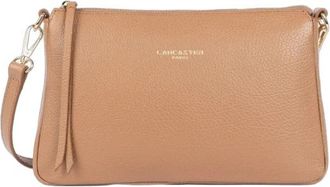 Lancaster Pochette Zipp&eacute; Dune - Dames - Clutches - Bruin - ONE Size - Leer - Tassen