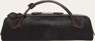 Alaia Elongated Calf Hair Clutch Bag
