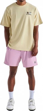 Malbon Golf Two Man Scramble T-Shirt In Light Khaki