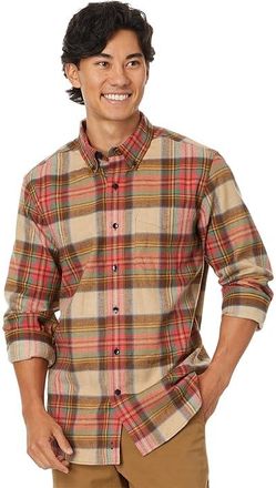 L.L.Bean Scotch Plaid Flannel Shirt Traditional Fit Mens Clothing Antique Dress Stewart : 3XL, Flannel/Cotton