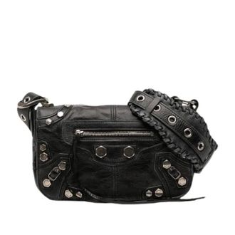 Balenciaga Pre-owned Cross Body Bags, female, Black, Size: ONE SIZE Pre-owned XS Le Cagole Crossbody Bag