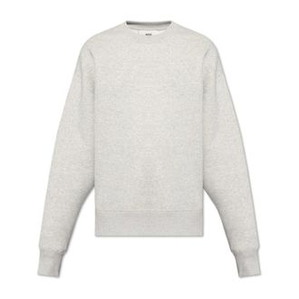 Ami Sweatshirts, male, Gray, XL, Logo Sweatshirt
