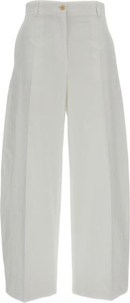 Alberto Biani Wide-Leg Cotton Trousers