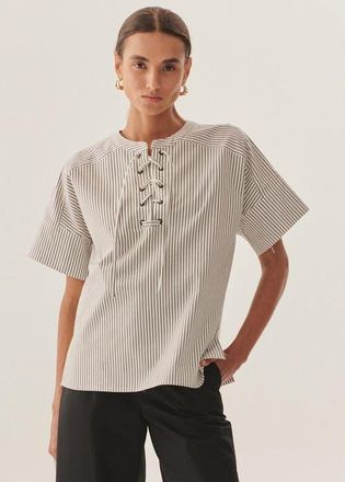 Exquise Milani Striped Blouse at Nordstrom, Size X-Small