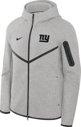 Nike New York Giants Top Billing Tech Fleece Windrunner Nike Mens NFL Full-Zip Hooded Jacket in Grey | 05L4086N8I-R3D