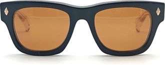 Chrome Hearts Dick Fitzener - Black / Black Crystal / 18k Gold Sunglasses