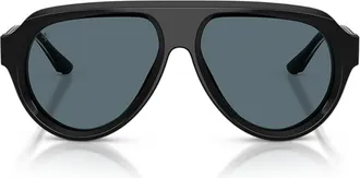 Ferrari Blue Pilot Unisex Sunglasses FH2019U 701/R5 56