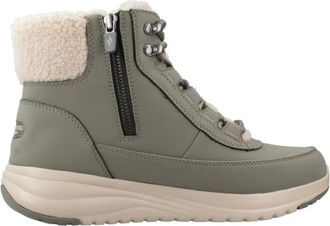 Skechers On-the-GO Stellar - Alpine Adventure - Dames - Winterlaarzen - Groen - 38 EU - Leer - Schoenen