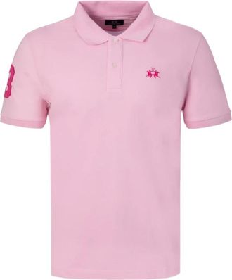 La Martina Regular-fit Polo Shirt - male - La Martina - Polo Shirts - Pink - 2XL - Tops