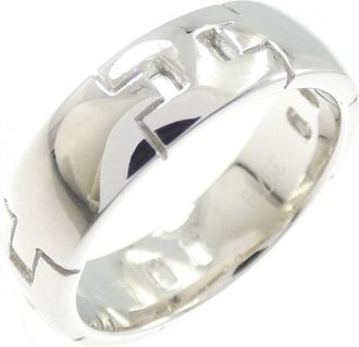 Herm&egrave;s White Gold (18K) Band Ring (Pre-Owned)