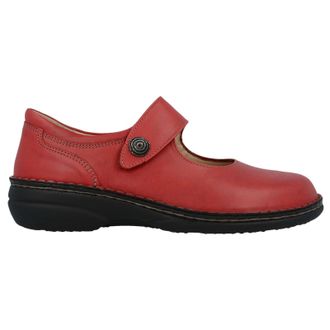 Finn Comfort Laval Leather Womens Hook and loop Shoes - UK 5 - US 7.5 Women - EU 38 - Campari - Size:UK 5