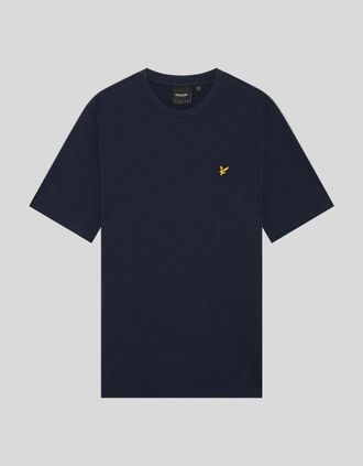Lyle & Scott Lyle And Scott Mens Textured Jacquard T-Shirt - Black - Size: 48/Regular
