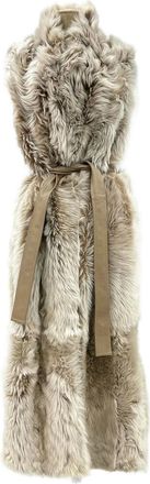 Yves Salomon belted jacket - Neutrals