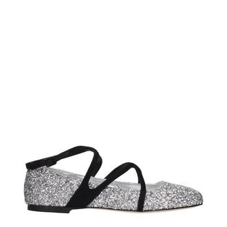 Jimmy Choo London Grijze Plastic Ballerinas