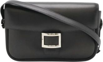 Herm&egrave;s Pre-owned Martine Box Calf Shoulder Bag Black - Dames - Vintage Schoudertas - Zwart - ONE Size - Leer - Vintage