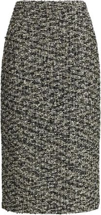 Gucci Midirok in gelamineerd boucl&eacute; stof - Dames - Midirokken - Veelkleurig - XS - Wol - Rokken