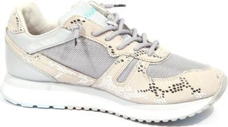 Lotto Tokyo Wedge Crack Schoen in Grijs/Zilver - Dames - Sneakers - Veelkleurig - 36 EU - Schoenen