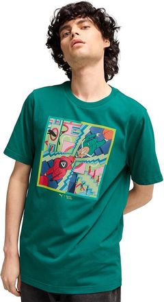 Puma Puma Mens X Squid Game Graphic T-Shirt Mint M