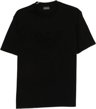 Emporio Armani T Shirt Nero-Uomo