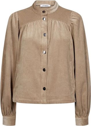 Co'Couture Camisa de Pana Daisy - Blouses & Shirts - Mujer - Beige - XL