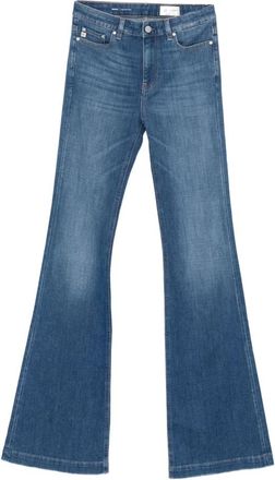 AG - Adriano Goldschmied Tropea High-Rise Flare Jeans - Dames - Flared Jeans - Blauw - W26 - Katoen - Jeans