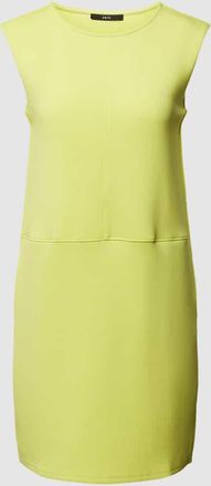 Zero Minikleid mit geripptem Rundhalsausschnitt in GELB, Gr&ouml;&szlig;e 44