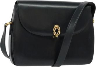 Gucci Pre-owned Cross Body Bags, female, Black, Size: ONE SIZE Pre-owned Vintage Shoulder Bag
