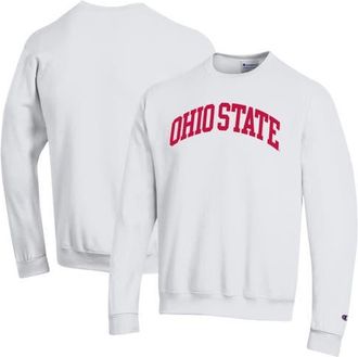 Champion Mens Champion White Ohio State Buckeyes Basic Arch Fleece Pullover Sweatshirt at Nordstrom, Size Xx-Large