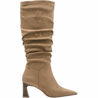 Tamaris Laarzen met plooitjes en spitse neus