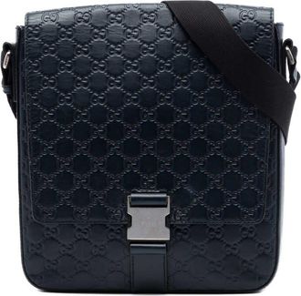 Gucci Pre-owned Gucci Guccissima Flap Messenger Bag Unisex F4ZAZMF9DFQE2HO7