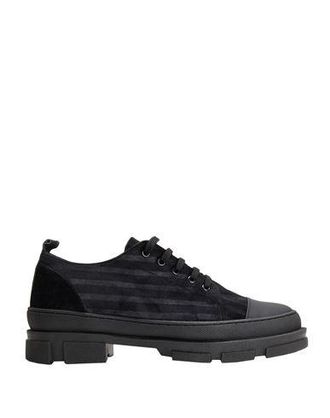 8 by YOOX VELVET ROUND-TOE LACE UP