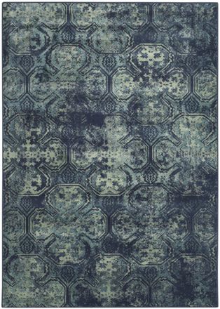 Safavieh Alfombra viscosa blu scuro/multicolore 122 x 170 cm