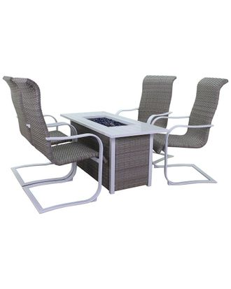 Courtyard Casual Santa Fe 5Pc Fire Pit Set