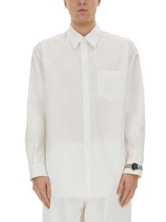 Moschino White Regular Graphic Shirt