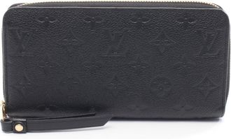 Louis Vuitton Infini Navy Monogram Empreinte Long Wallet (Bi-Fold) (Pre-Owned)