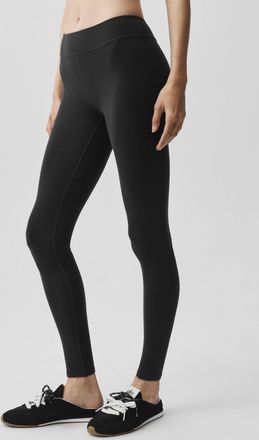 Alo | Airbrush Mid-Rise 7/8 Legging in Black, Size: Medium