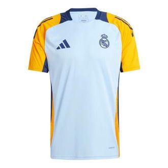 adidas Real Madrid Tiro 24 Competition Training Soccer Jersey Asia Sizing Glow Blue IT5125