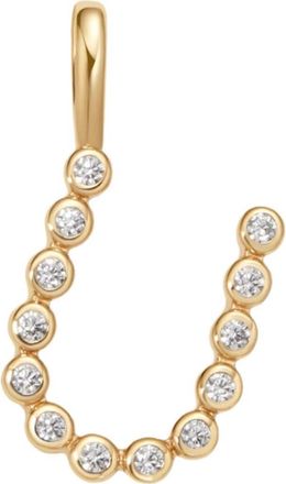 Made by Mary CZ Poppy Charm in Gold Vermeil Initial U at Nordstrom