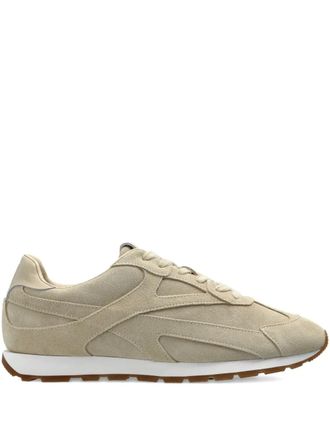 Anine Bing Sneakers met su&egrave;de vlakken - Beige