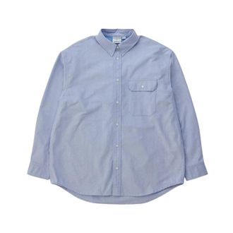 Gramicci Stance Oxford Shirt - Heren - Casual Overhemden - Blauw - M - Overhemden