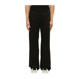Dolce & Gabbana Wide Trousers, male, Black, Size: XL Wide Trousers